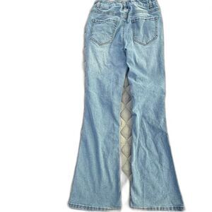 Vanilla Star girls blue flared denim jeans sz 10